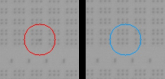 패턴 결함 검출 예시